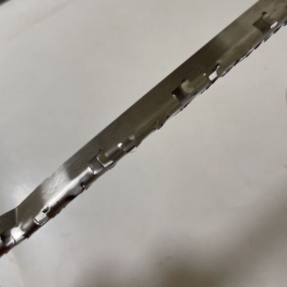 Red Handled Coarse Microplane Coarse Grater Stainless Steel With Sheath 13" - Picture 6 of 7